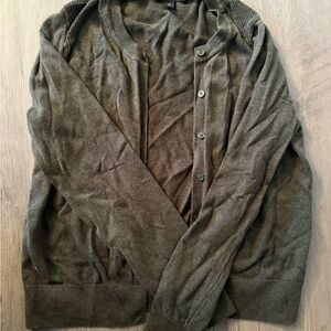 Banana Republic Green Cardigan